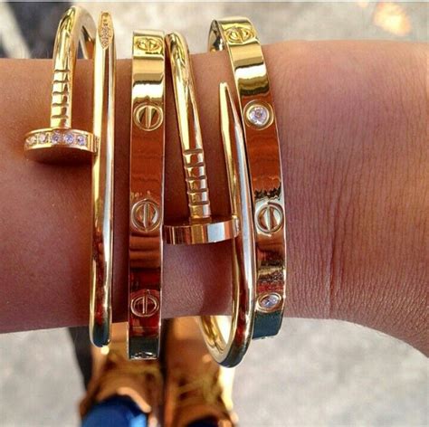 dupe cartier nail bracelet|cartier bracelet look alike.